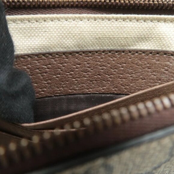 100% Authentic GUCCI GG Supreme Brown Canvas Shoulder Bag - Picture 10 of 12